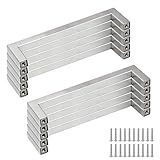 10 Stück Yorbay Edelstahl Möbelgriffe 96mm Mehrweg, Rohr-Durchmesser:10 x 10 mm (Silber)