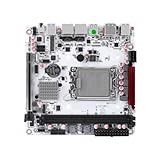 PeeliCeeli 8 Bay NAS Motherboard LGA 1700, Q670 Mini ITX Mainboard with 3 x PCIe4.0 M.2 NVMe, 8 x SATA3.0 Board DDR5 with i226-LM 2.5GbE, PCIe5.0x16, USB3.2, 8GB RAM 128GB SSD