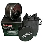 OPTURA HD 52 mm HD-Weitwinkel mit Makro-Objektiv für Nikon D3200, D3000, D5300, D5000, D5200, D3300, D90, D80, D40, D40X, D70, (Hinweis: Funktioniert nur mit Objektiven 52 mm Filtergewindegröße)