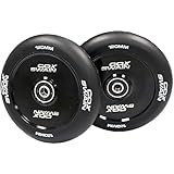 Cox Swain 2 STK. High End Stunt Scooter Rollen Komplett Set mit ABEC 11 Kugellagern und Alu Spacern: Black/Black Hollowcore 120mm