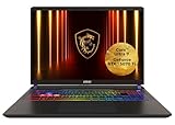 MSI Vector 16 HX AI Gaming-Laptop, 16" QHD+ 240 Hz Display, Intel® Core™ Ultra 7 255HX, NVIDIA GeForce RTX 5070 Ti, 16 GB RAM, 1 TB SSD, Windows 11 Home, QWERTZ Tastatur, Cosmos Grau, A2XWHG-264
