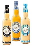 VERPOORTEN Likör-Set – 3 Sorten je 0,7 L: VERPOORTEN ORIGINAL (20 %vol.), Bombardino (17 %vol.), Eierpunsch (11 %vol.) – Cremiger Likör-Bundle – Laktosefrei & glutenfrei