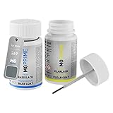 MG PRIME Autolack Lackstift Set für BMW 269 Arktisgrau Metallic/Arctic Grey Metallic Basislack Klarlack je 50ml