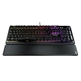 Roccat Pyro - Mechanische RGB Gaming Keyboard mit RGB-Beleuchtung (DE Layout), schwarz