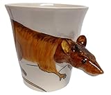 Tier/Maus Tasse 3d/Becher mit Tiermotiv/Maus Figur/Geschenk Tierliebhaber/Tierfreund