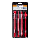 STAEDTLER Modellierwerkzeuge FIMO, zur optimalen Verarbeitung und effektvollen Veredelung von FIMO, Etui mit 4 verschiedenen Modellierwerkzeugen, 8711 WP4-2