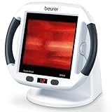 Beurer IL 50 Infrarot-Wärmestrahler, Medizinprodukt mit wohltuender Wärme zur Anwendung bei Erkältung und Muskelverspannung, Infrarotlampe mit 300 Watt und stufenlos verstellbarem Schirm