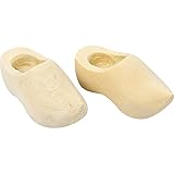 Creativ 100263 Holländische Holz-Clogs, Größe L: 40 mm, 2 Paar