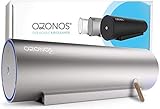 Ozonos AC1 - Ozon Luftreiniger - Wirksam Bakterien, Viren und Gerüche TÜV Zertifiziert - Luftreiniger Wohnung - wirksam durch Ozon Reiniger Technologie - Luftreiniger Allergie Ozongerät/Silber