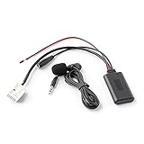 ENJOY-UNIQUE Bluetooth Adapter Empfänger Wireless Audio Receiver mit Mikrofon für Mercedes Benz Audio20 50 W169 W245 W203 W209 W164 W221 R230 Stecker 12PIN