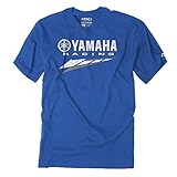 Factory Effex 21-87214 Yamaha Striker T-Shirt, Unisex, für Erwachsene, Königsblau, Größe L