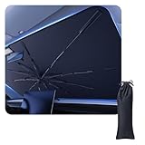 CDEFG Kompatibel mit VW Passat B9 Variant 2024 2025 Sonnenschutz Abdeckungen Frontscheibe Sonnenschirm Die Vordere Schallwand Windschutzscheibe Auto Sonnenblende R-line Zubehör