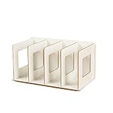 AKOGD CD Ständer DVD Ständer DVD Aufbewahrung CD Halter DVD Halter Medienbox Regal Bücherregal Tisch-Organizer (#1)