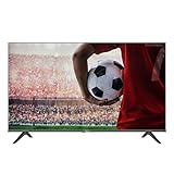 Hisense 40AE5500F 100cm (40 Zoll) Fernseher (Full HD, Triple Tuner DVB-C/ S/ S2/ T/ T2, Smart-TV, Frameless, Prime Video, Netflix, YouTube, DAZN),schwarz