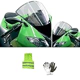 KOMPATIBEL MIT Suzuki GSX 600 F RÜCKANSICHT Spiegel VERKLEIDUNGS Motorrad SPORTSPIEGEL GANZ RECHTS+Links SCHWARZER Spiegel+M.6 MONTAGESATZ ENTHALTEN