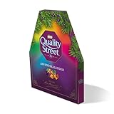 Quality Street Adventskalender | 24 Pralinen & Toffees in Milch- & Zartbitterschokolade | Britischer Klassiker mit 12 Sorten | Geschenkidee Weihnachten