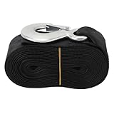 Hochleistungs-Windengurt, Hochleistungs-Windengurt mit Haken, 3500 Pfund Last, Bootsanhänger, Windengurt, Abschleppgurt, Seil für Auto, Schleppboot, SUV, Jetski