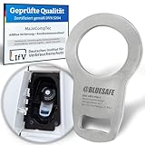 MaJoCompTec® ADBLUESAFE Tankdeckel Sicherung I Tanksicherung für AdBlue Tankverschluss Deckel I Zubehör Kastenwagen Camping Wohnmobil (Edelstahl Version, Sicherung Boxer + Jumper + Ducato)