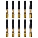 Zigarettenfilter Vergoldung 10 Stück Zigarettenhalter wiederverwendbare saubere Teer Tabakfilter mit Multi-Filterung für Standard Größe Zigaretten Ø8mm, Slim Zigaretten Ø6mm und Ø5mm