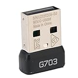 USB-Empfänger, für G703 für Lightspeed, Tragbarer 2,4-GHz-Wireless-Plug-and-Play-Mausadapter-Empfänger