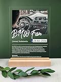 BMW Fan Geschenk personalisiert - Acryl Geschenk - Definition: BMW Fan - BMW Fanartikel, BMW Geschenke