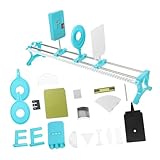 Ciieeo Physikalisches Optik experimentier Optischer Bank Konkave und Konvexe Linsen Großer Basis mit Messleiste Stabile Konstruktion Geeignet für Physikalische Experimente und