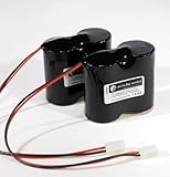 Ersatzbatterie gebräuchlich für ABUS Security-Center 2WAY-Funk-Außensirene FU2986 für Secvest FU8220 FU8222 FUSG50000 Funkaußensirene