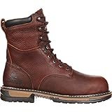 Rocky Men's Iron Clad 8" Waterproof Non-Steel Boot,Bridle,11 W US