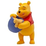 Bullyland 12340 - Spielfigur Puuh der Bär mit Honigtopf aus Walt Disney Winnie Puuh, ca. 7 cm, detailgetreu, ideal als kleines Geschenk für Kinder ab 3 Jahren