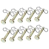 Angoily 10 Stück Scherbolzen für Schneefräse, Scherstifte und Splinte, MTD Abscherbolzenkit für Schneefräse Scherbolzen und Abscherbolzenkit Kompatibel