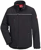 Nitras Motion Tex Light 7150 Softshelljacke - windfeste Jacke für die Arbeit - Schwarz - L
