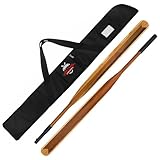 John Paddle Teilbares Grönland Paddel 2-tailig Eskimo Split 215/220/225/230cm + Paddelbag für Seekajak sehr leicht etwa 850-930g aus Zeder und Esche - traditionelles Grönlandpaddel mit Teilung