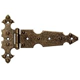 Möbelband Möbelbänder Möbelscharniere Scharnier Alt Messing 124/77 Asymetrisch