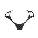 Auto-Lenkradabdeckungen, Baceyong Lenkradknopf-Dekorationsrahmenverkleidung für B-M-W 3er E90 E92 E93 05–2012, Auto-Styling-Zubehörverkleidung