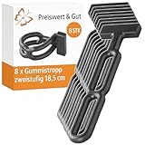 Preiswert&Gut Gummistropp Set (8 STK) – zweistufig für Plane, Zelt & Abdeckung, elastisch, wetterfest, einfach zu montieren – ideal zum Spannen von Planen und (Vor-) Zelten