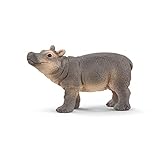 SCHLEICH 14831 Nilpferd Junges, für Kinder ab 3+ Jahren, WILD Life - Spielfigur