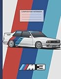 Composition Notebook: BMW M3 E30 Artwork Journal Paperback 8.5 x 11 Inches, 110 Pages Composition Notebook, Diary, Writing Journal, Small Journal, School Supplies , Student Gifts