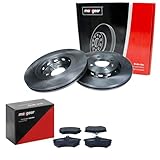 Bremsscheiben 280mm + Beläge für vorne Golf 2 CORRADO GTi G60 Passat