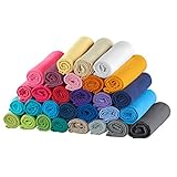 Hochwertige Baby Mullwindeln Spucktücher 70 x 70 cm mit verstärktem Rand von Family-Kollektion - 5 x Baumwolle Mulltücher Ökotex Standard I Baumwollwindeln Stoffwindeln Set Farben frei wählbar I Windeln I Mulltuch I Spucktuch I Mullwindel I bunt I