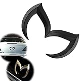 Mazda Schwarz Sportlich Metall Evil M 'hinten Trunk Badge Aufkleber Emblem Matt 3 5 6 von coepoch