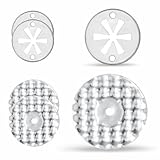 3 Sets Hitzeschutzblech Reparatursatz Auto Hitzeschutz Clips Hitzeblech Auspuff Befestigung mit Klemmscheiben Metall Klammern Reparatur Set kompatibel mit VW, kompatibel mit Audi, kompatibel mit Seat