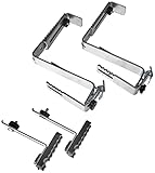 POETIC/EMSA - VARIO COMFORT Blumenkastenhalter - Universell einsetzbar - Für Geländerbreiten von 4 - 12 cm - Farbe Aluminium - Tragkraft 50kg