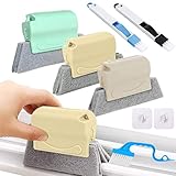 LLGLEU 6 Stück Fensterrillen Reinigungswerkzeug, Reinigungsbürste für Magische, Fensterreinigungsbürste für Reinigung Aller Ecken und Lücken, für Küche, Bad, Tastaturen, Haushaltsreinigungswerkzeuge