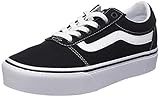 Vans Damen Ward Platform Sneaker Ward Platform Trainers, (CANVAS) BLACK/WHITE, 38 EU
