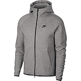 Nike Herren Sportswear Tech Fleece Jacke, Grau (Dark Grey Heather/Black/Black 063), Large