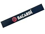 Bacardi Rum Bar Schienenmatte - Offiziell lizenziert - 60 x 8,9 cm