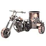 Hztyyier Stifthalter aus Metall für Motorrad, Kreativbüro, Bürozubehör, Idee für die Dekoration des Hauses