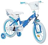 Toimsa 16" 16 Zoll Disney Frozen Mädchen Fahrrad Mädchenfahrrad Kinderfahrrad Eiskönigin Bike Rad 21871W