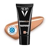 Vichy Dermablend, Teint-korrigierendes Make-up, Foundation bei empfindlicher und unreiner Haut, Ohne Maskeneffekt, Parfümfrei, Farbton: 45 gold, 30 ml