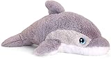 Deluxe Paws Ökologisches Spielzeug aus 100% recyceltem Plüsch (Delfin)